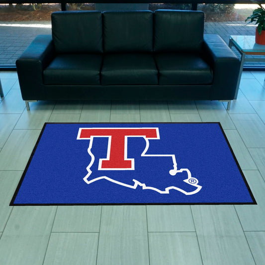 Louisiana Tech 4X6 High-Traffic Mat with Durable Rubber Backing - Landscape Orientation - Louisiana Tech