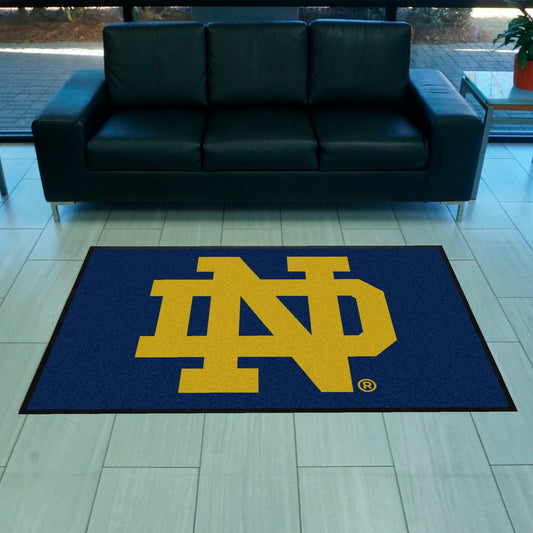 Notre Dame4X6 High-Traffic Mat with Durable Rubber Backing - Landscape Orientation - Notre Dame