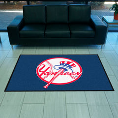 New York Yankees 4X6 High-Traffic Mat with Durable Rubber Backing - Landscape Orientation - New York Yankees