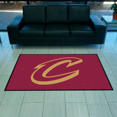 Cleveland Cavaliers 4X6 High-Traffic Mat with Durable Rubber Backing - Landscape Orientation - Cleveland Cavaliers