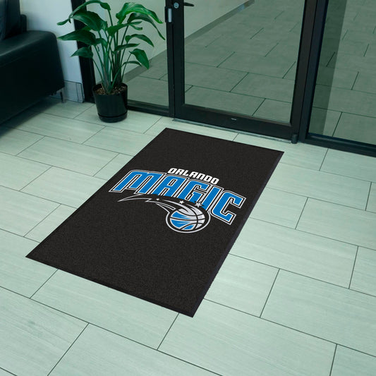 Orlando Magic 3X5 High-Traffic Mat with Durable Rubber Backing - Portrait Orientation - Orlando Magic