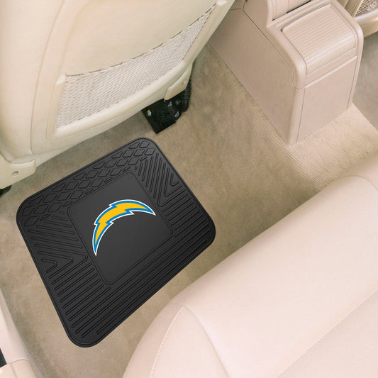 Los Angeles Chargers Back Seat Car Utility Mat - 14in. x 17in. - Los Angeles Chargers