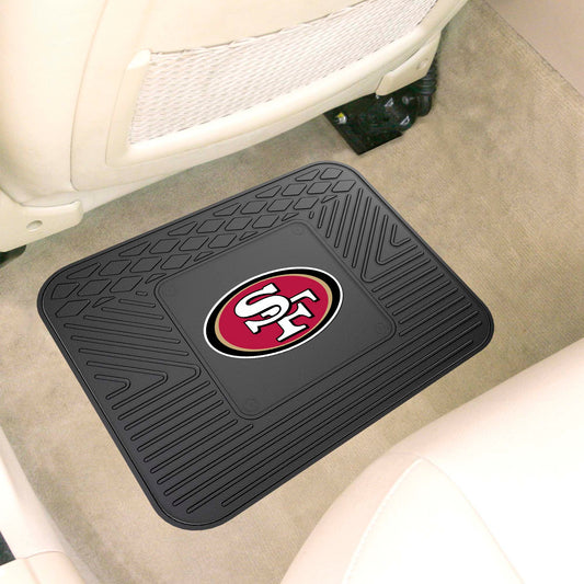 San Francisco 49ers Back Seat Car Utility Mat - 14in. x 17in. - San Francisco 49ers