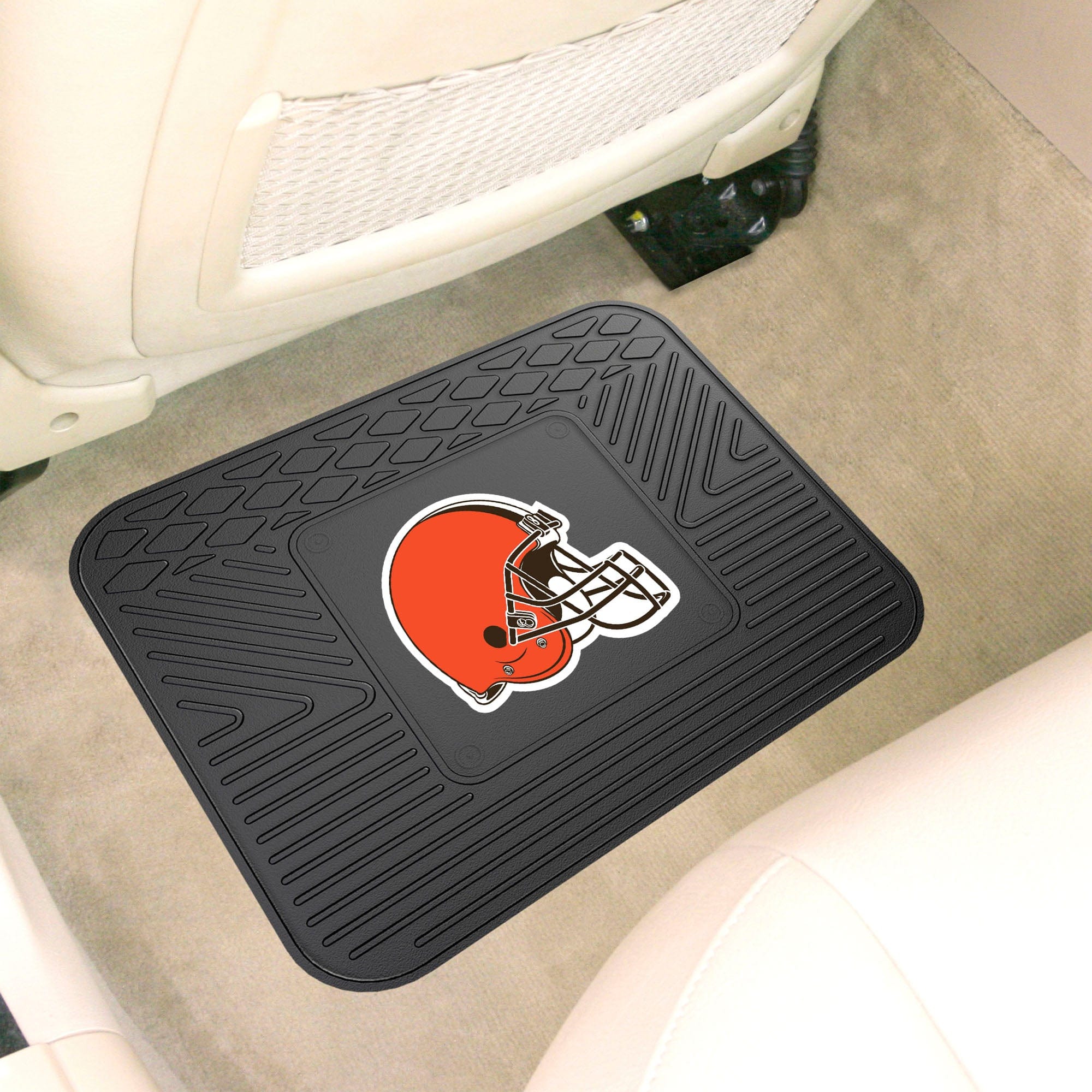 Cleveland Browns Back Seat Car Utility Mat - 14in. x 17in. - Cleveland Browns
