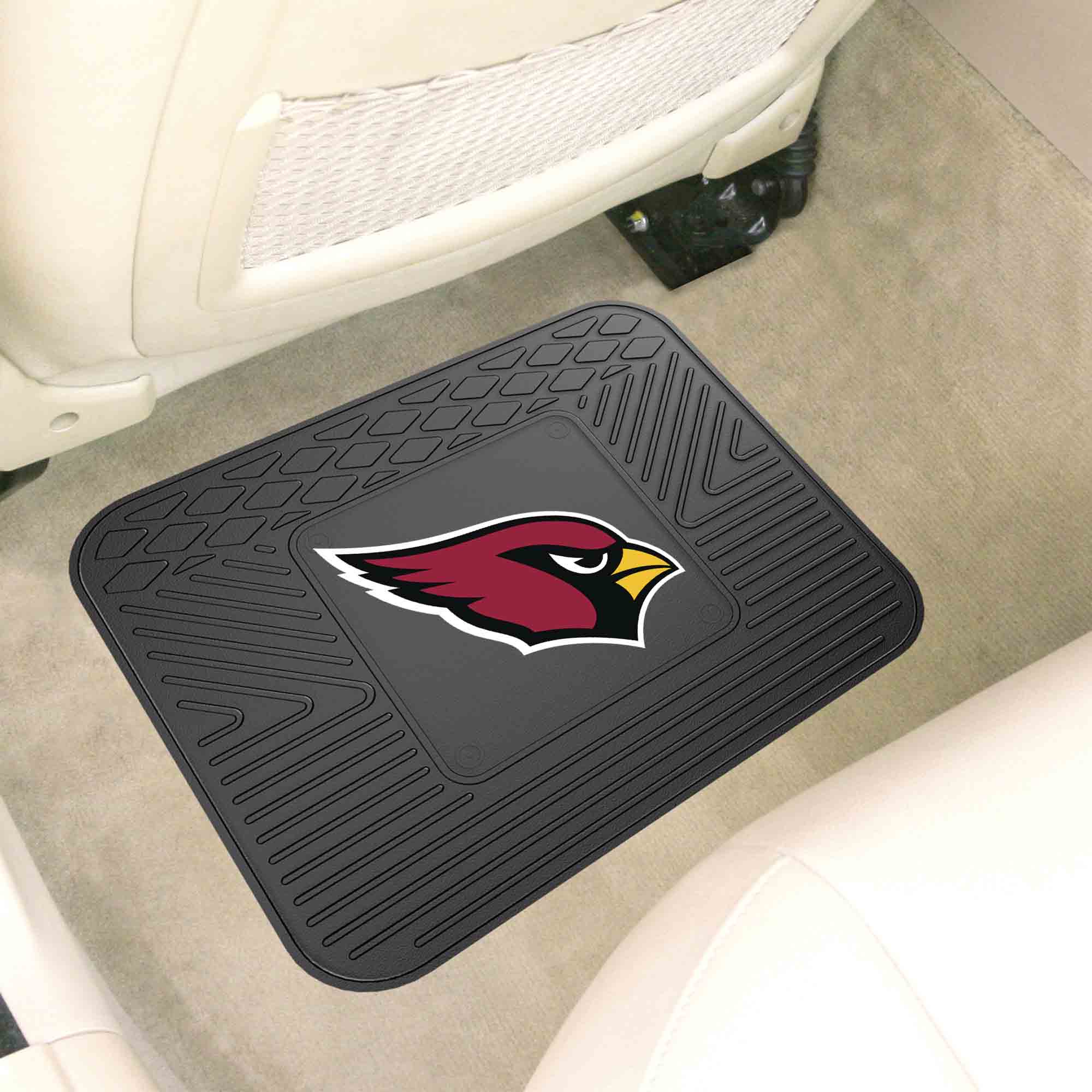 Arizona Cardinals Back Seat Car Utility Mat - 14in. x 17in. - Arizona Cardinals