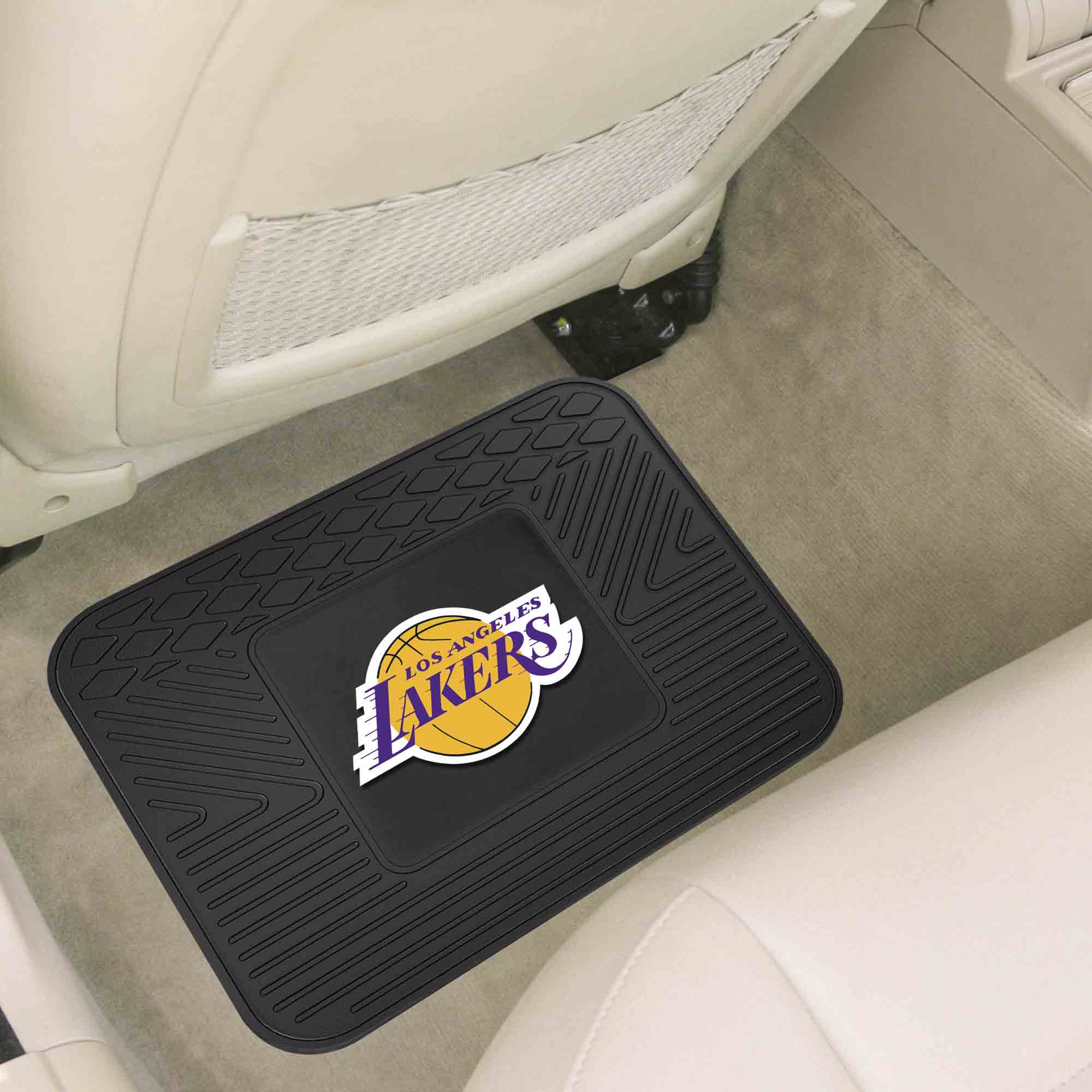 Los Angeles Lakers Back Seat Car Utility Mat - 14in. x 17in. - Los Angeles Lakers