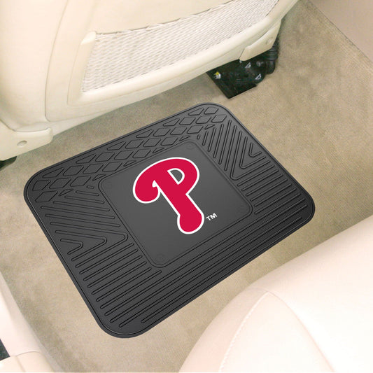 Philadelphia Phillies Back Seat Car Utility Mat - 14in. x 17in. - Philadelphia Phillies