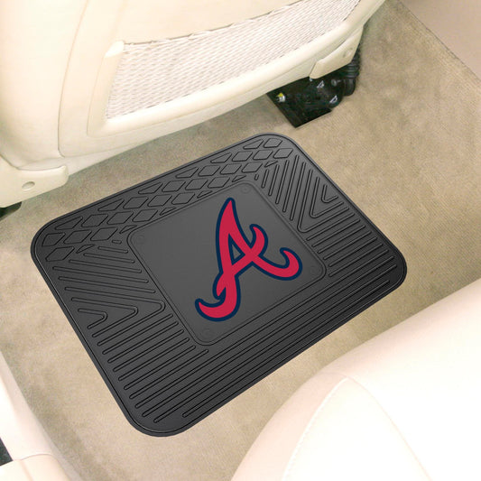 Atlanta Braves Back Seat Car Utility Mat - 14in. x 17in. - Atlanta Braves