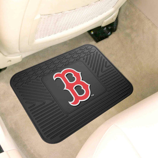 Boston Red Sox Back Seat Car Utility Mat - 14in. x 17in. - Boston Red Sox