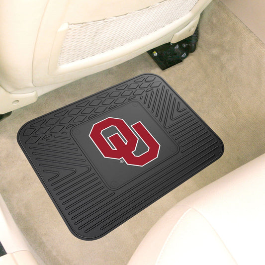 Oklahoma Sooners Back Seat Car Utility Mat - 14in. x 17in. - Oklahoma