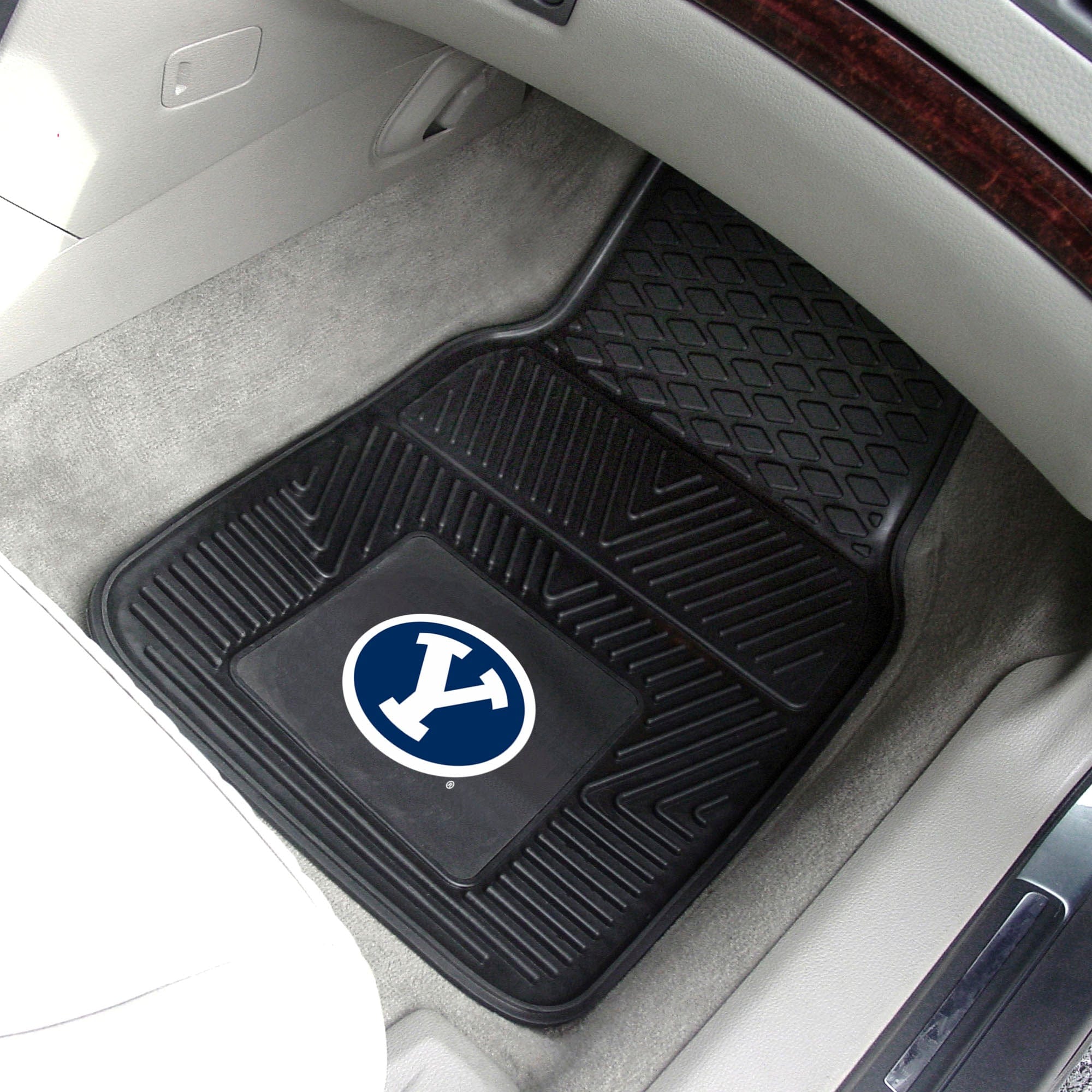 BYU Cougars Heavy Duty Car Mat Set - 2 Pieces - BYU