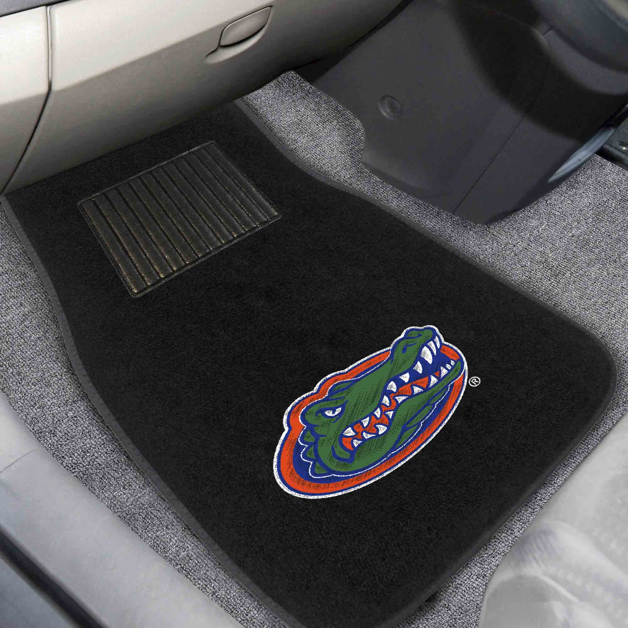 Florida Gators Embroidered Car Mat Set - 2 Pieces - Florida