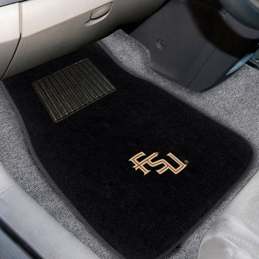 Florida State Seminoles Embroidered Car Mat Set - 2 Pieces - Florida State