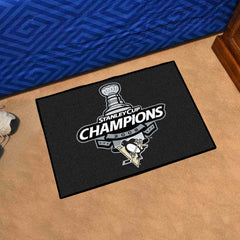Pittsburgh Penguins Starter Mat Accent Rug - 19in. x 30in., 2009 NHL Stanley Cup Champions - Pittsburgh Penguins