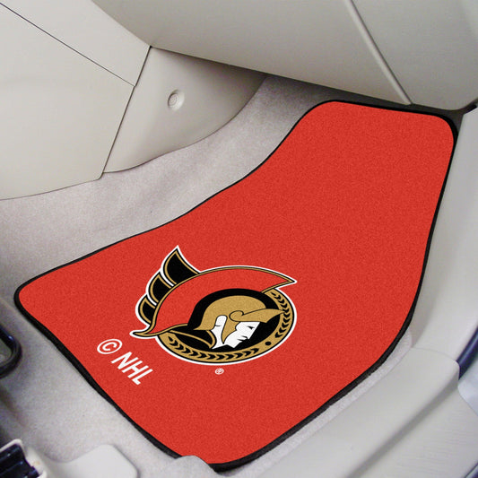 Ottawa Senators Front Carpet Car Mat Set - 2 Pieces - Ottawa Senators