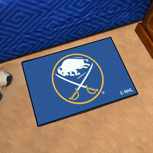 Buffalo Sabres Starter Mat Accent Rug - 19in. x 30in. - Buffalo Sabres