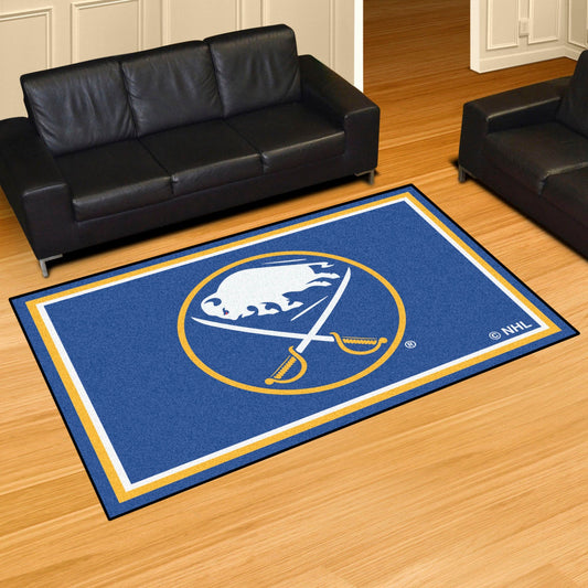 Buffalo Sabres 5ft. x 8 ft. Plush Area Rug - Buffalo Sabres