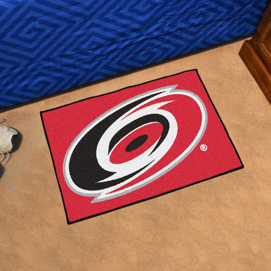 Carolina Hurricanes Starter Mat Accent Rug - 19in. x 30in. - Carolina Hurricanes