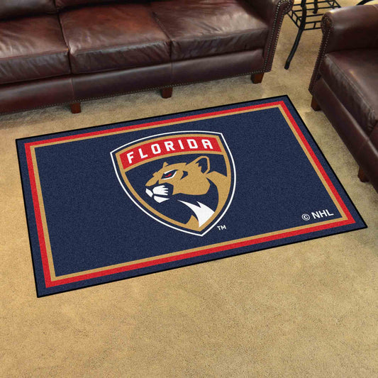Florida Panthers 4ft. x 6ft. Plush Area Rug - Florida Panthers