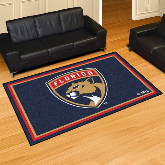 Florida Panthers 5ft. x 8 ft. Plush Area Rug - Florida Panthers