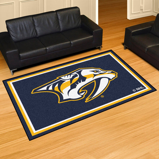 Nashville Predators 5ft. x 8 ft. Plush Area Rug - Nashville Predators
