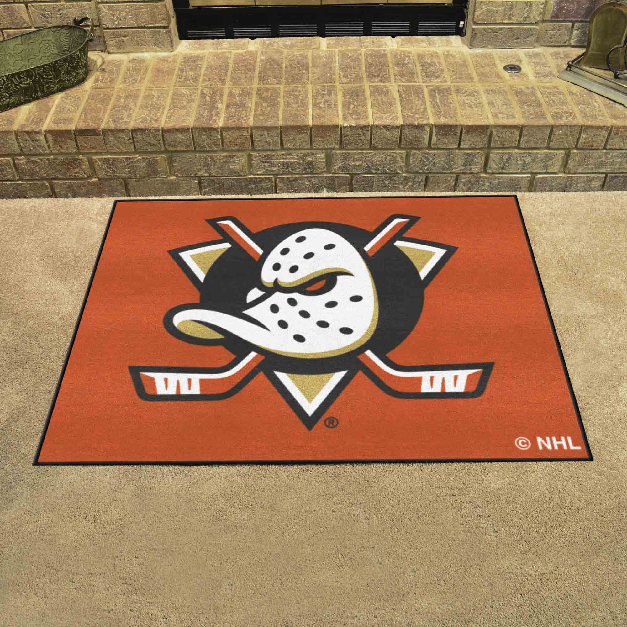 Anaheim Ducks All-Star Rug - 34 in. x 42.5 in. - Anaheim Ducks