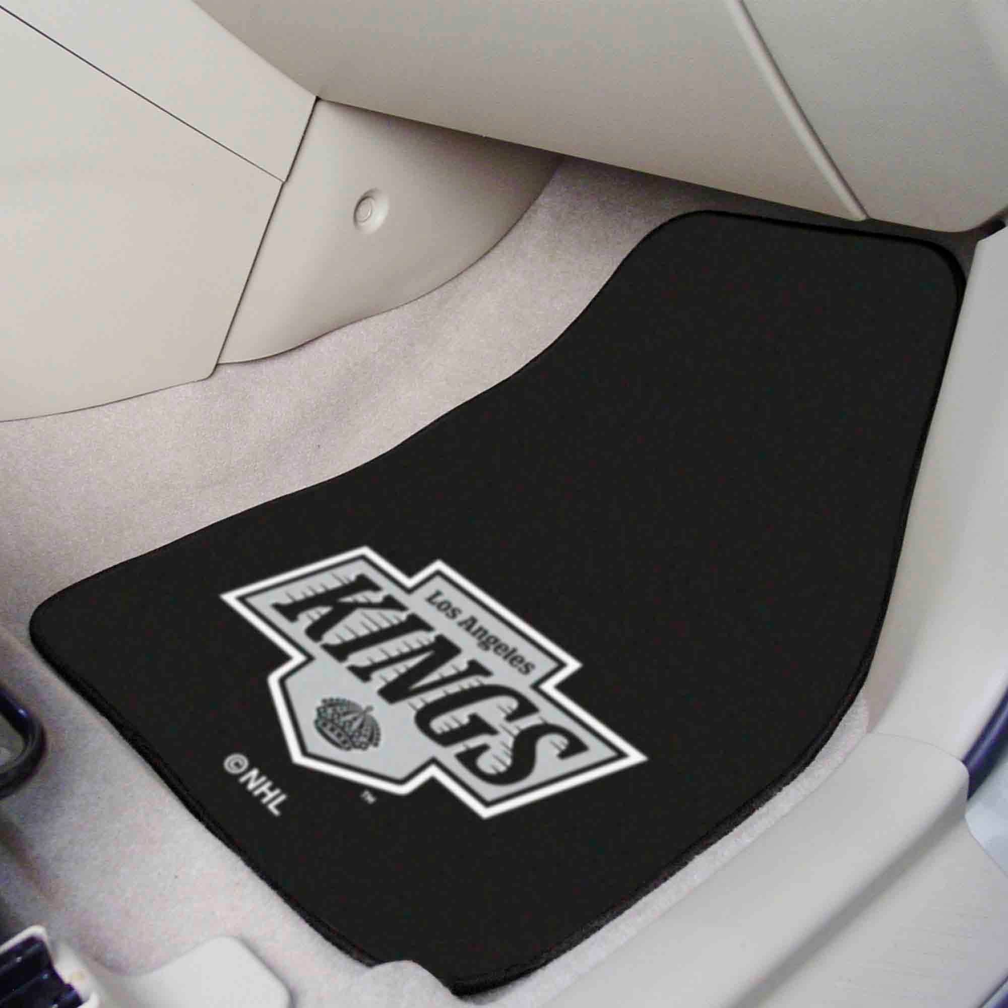 Los Angeles Kings Front Carpet Car Mat Set - 2 Pieces - Los Angeles Kings