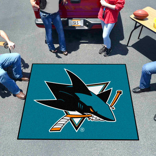 San Jose Sharks Tailgater Rug - 5ft. x 6ft. - San Jose Sharks