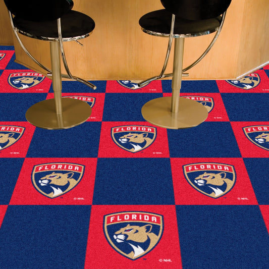 Florida Panthers Team Carpet Tiles - 45 Sq Ft. - Florida Panthers