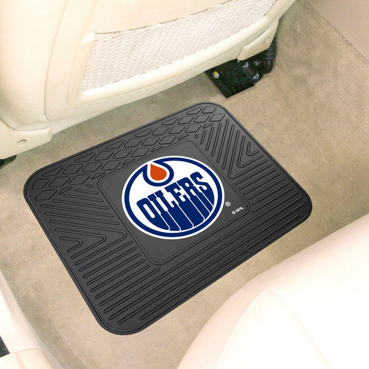 Edmonton Oilers Oilers Back Seat Car Utility Mat - 14in. x 17in. - Edmonton Oilers