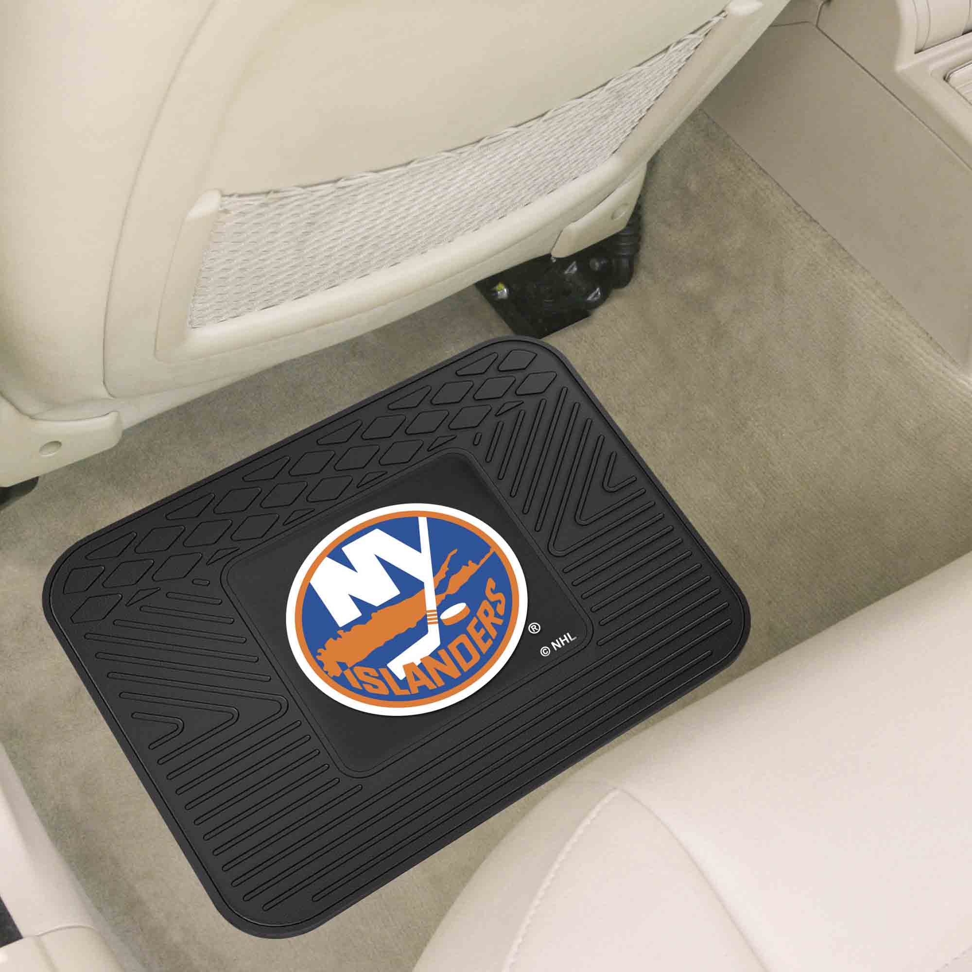 New York Islanders Back Seat Car Utility Mat - 14in. x 17in. - New York Islanders