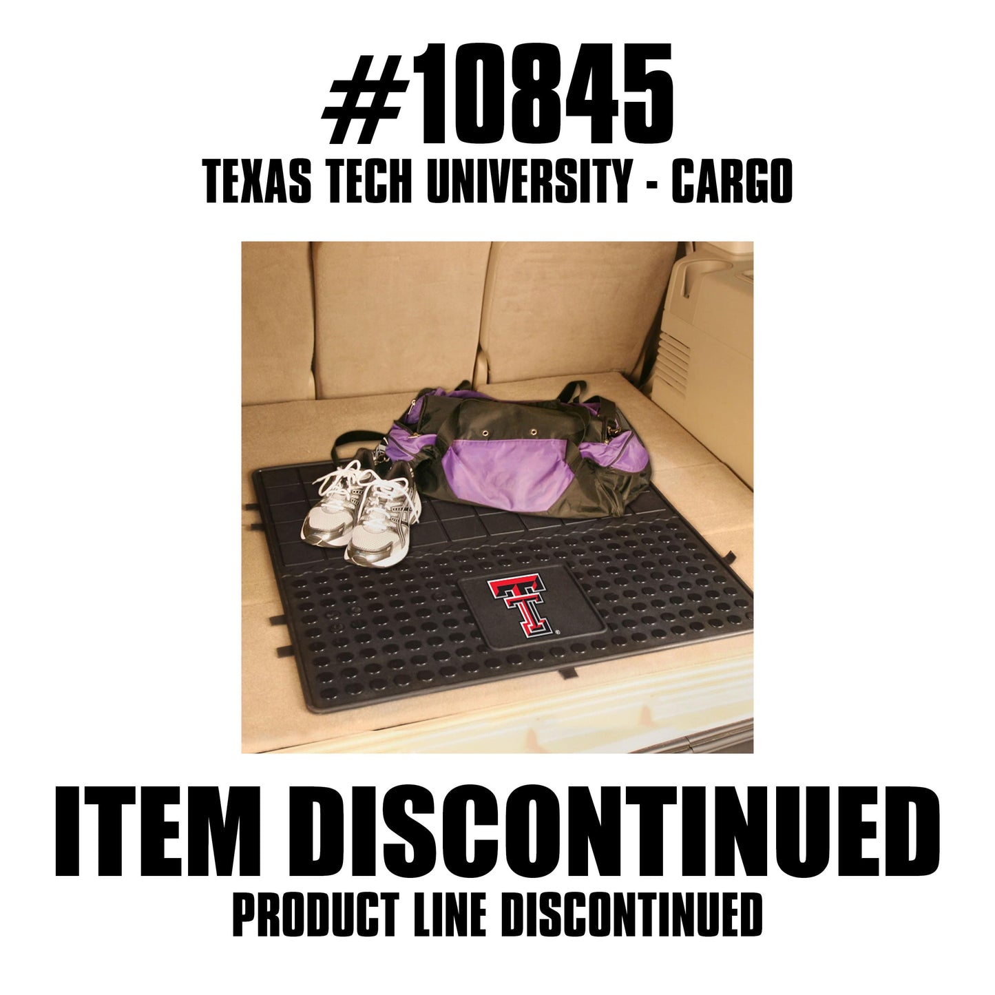 Texas Tech Red Raiders Heavy Duty Cargo Mat 31"x31" - Texas Tech - Flyclothing LLC