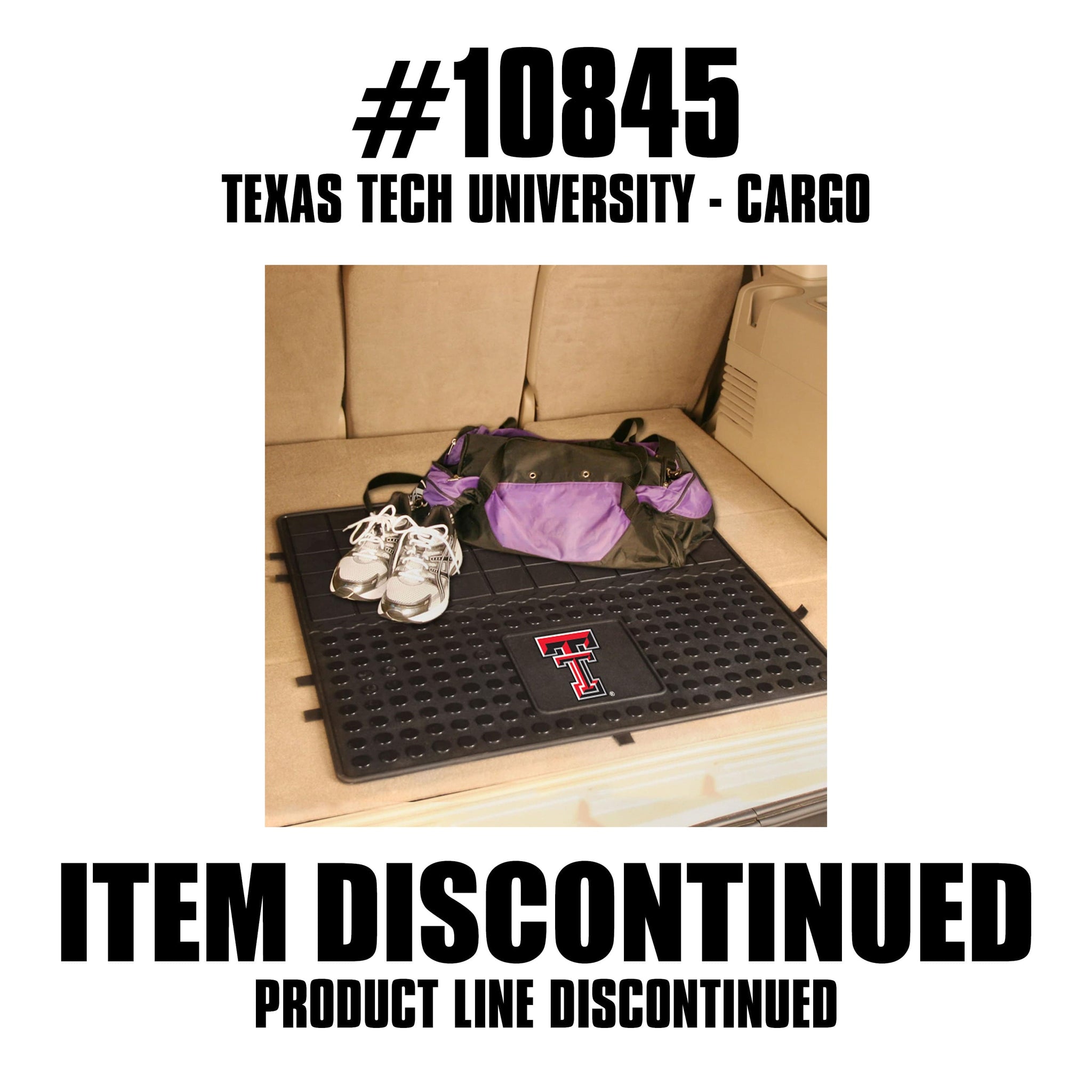 Texas Tech Red Raiders Heavy Duty Cargo Mat 31"x31" - Texas Tech - Flyclothing LLC