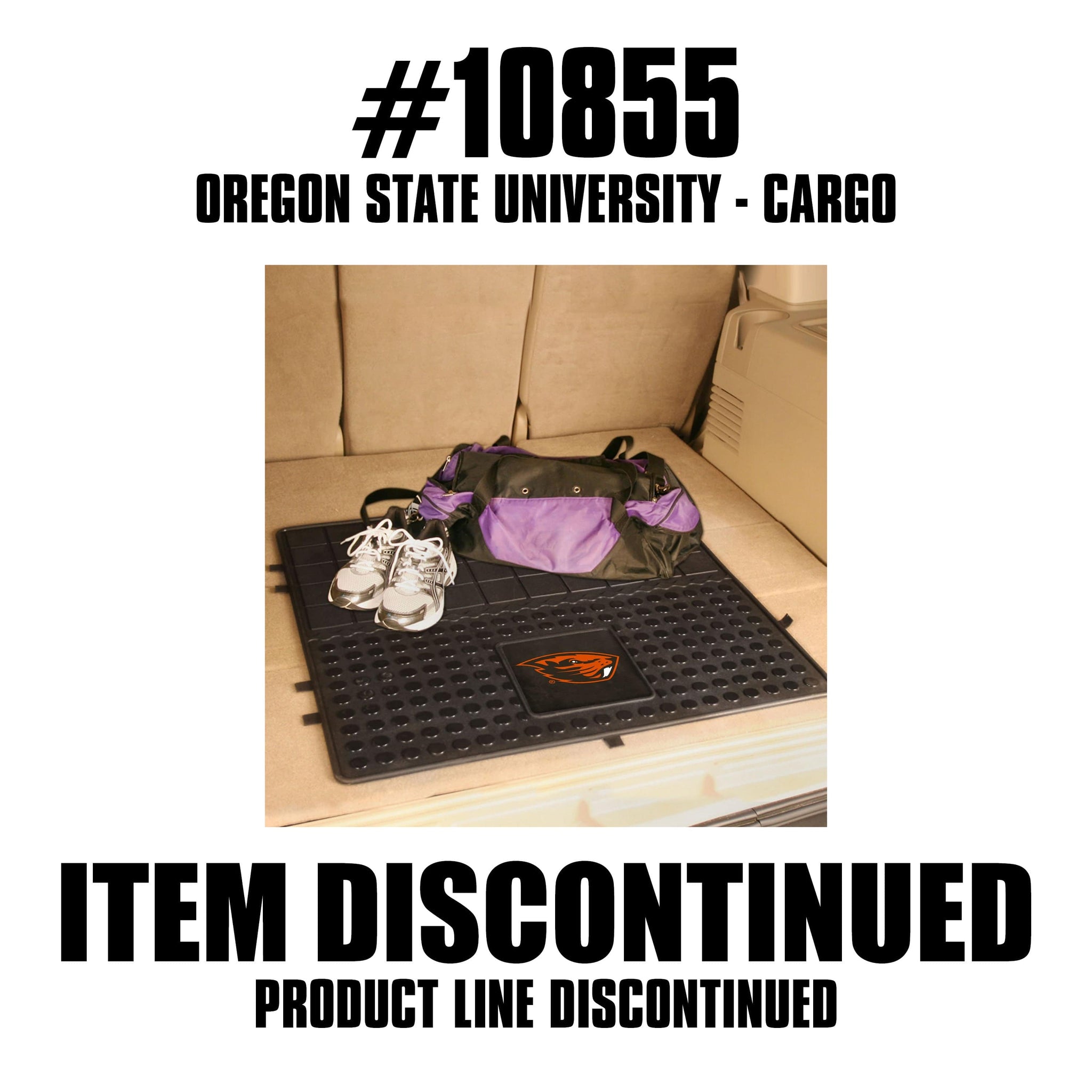 Oregon State Beavers Heavy Duty Cargo Mat 31"x31" - Oregon State - Flyclothing LLC