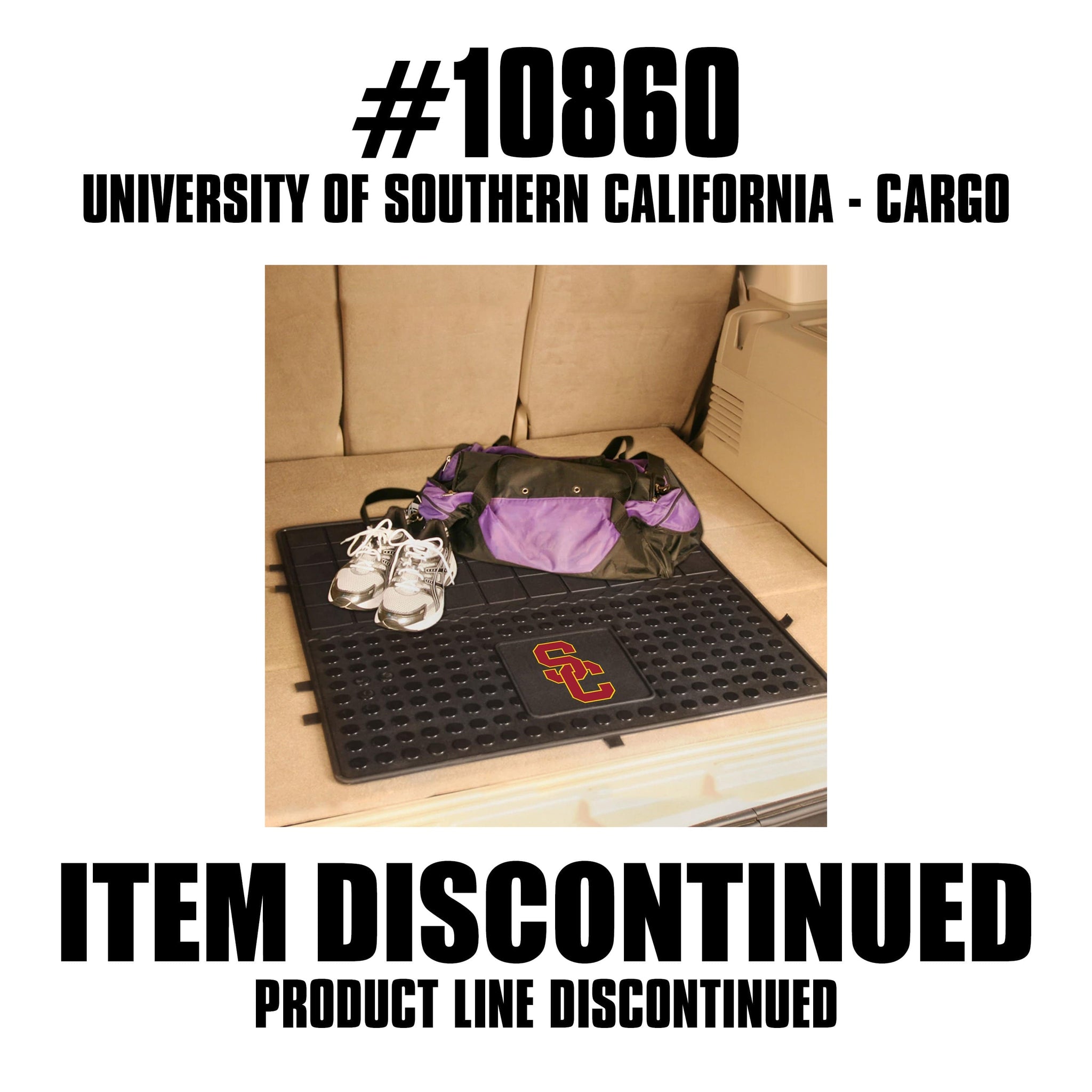Southern California Trojans Heavy Duty Cargo Mat 31"x31" - Southern California - Flyclothing LLC