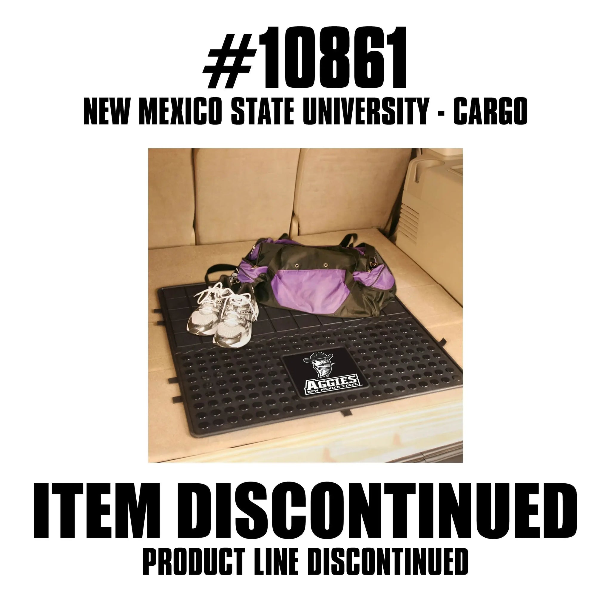 New Mexico State Lobos Heavy Duty Cargo Mat 31"x31" - New Mexico State - Flyclothing LLC