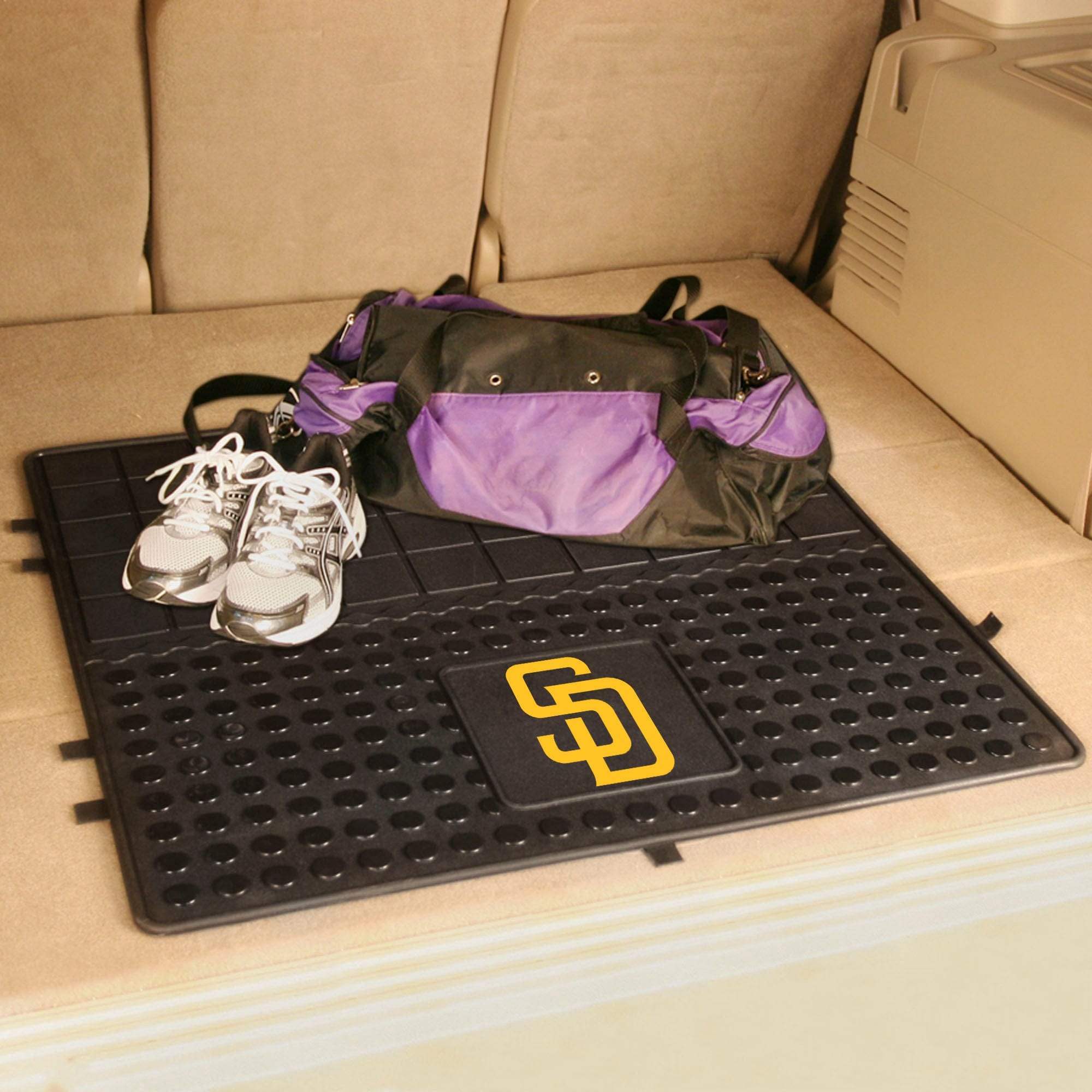 San Diego Padres Heavy Duty Cargo Mat 31"x31" - San Diego Padres - Flyclothing LLC