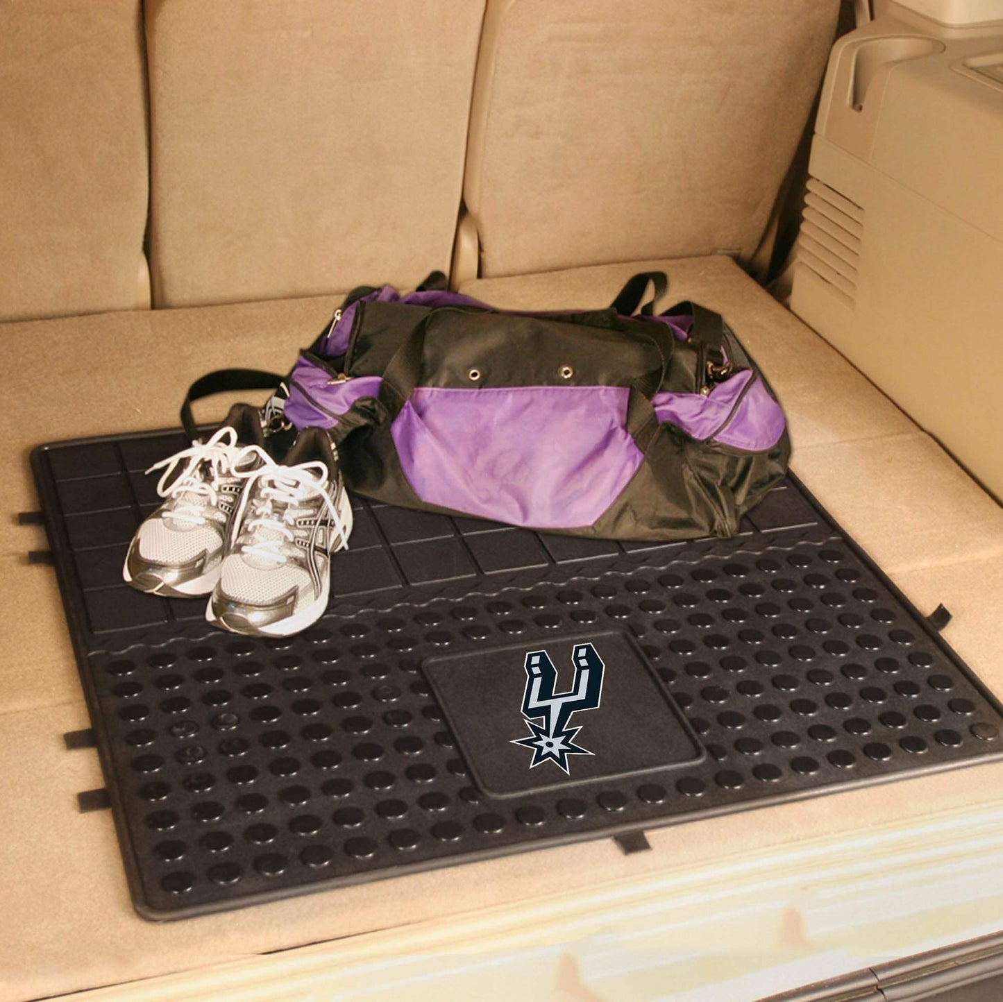 San Antonio Spurs Heavy Duty Cargo Mat 31"x31" - San Antonio Spurs - Flyclothing LLC