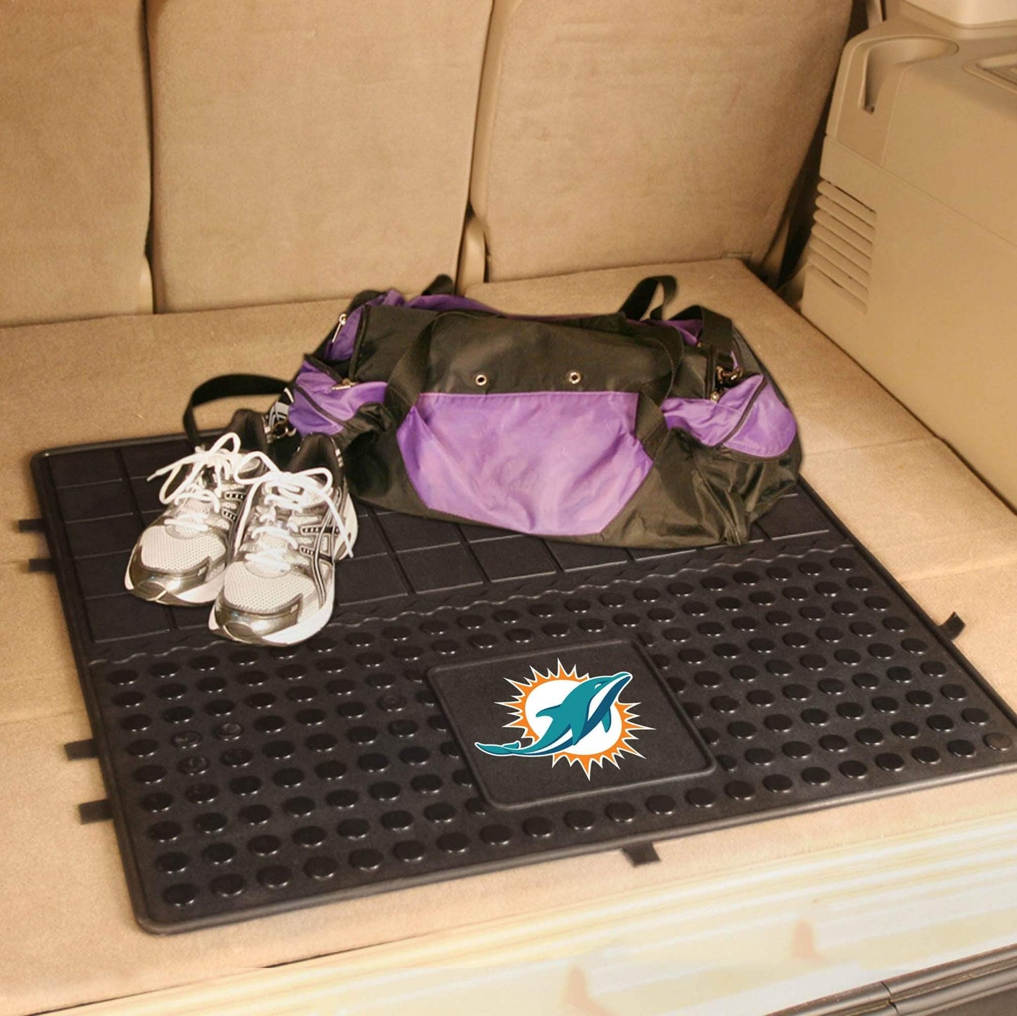 Miami Dolphins Heavy Duty Cargo Mat 31"x31" - Miami Dolphins - Flyclothing LLC