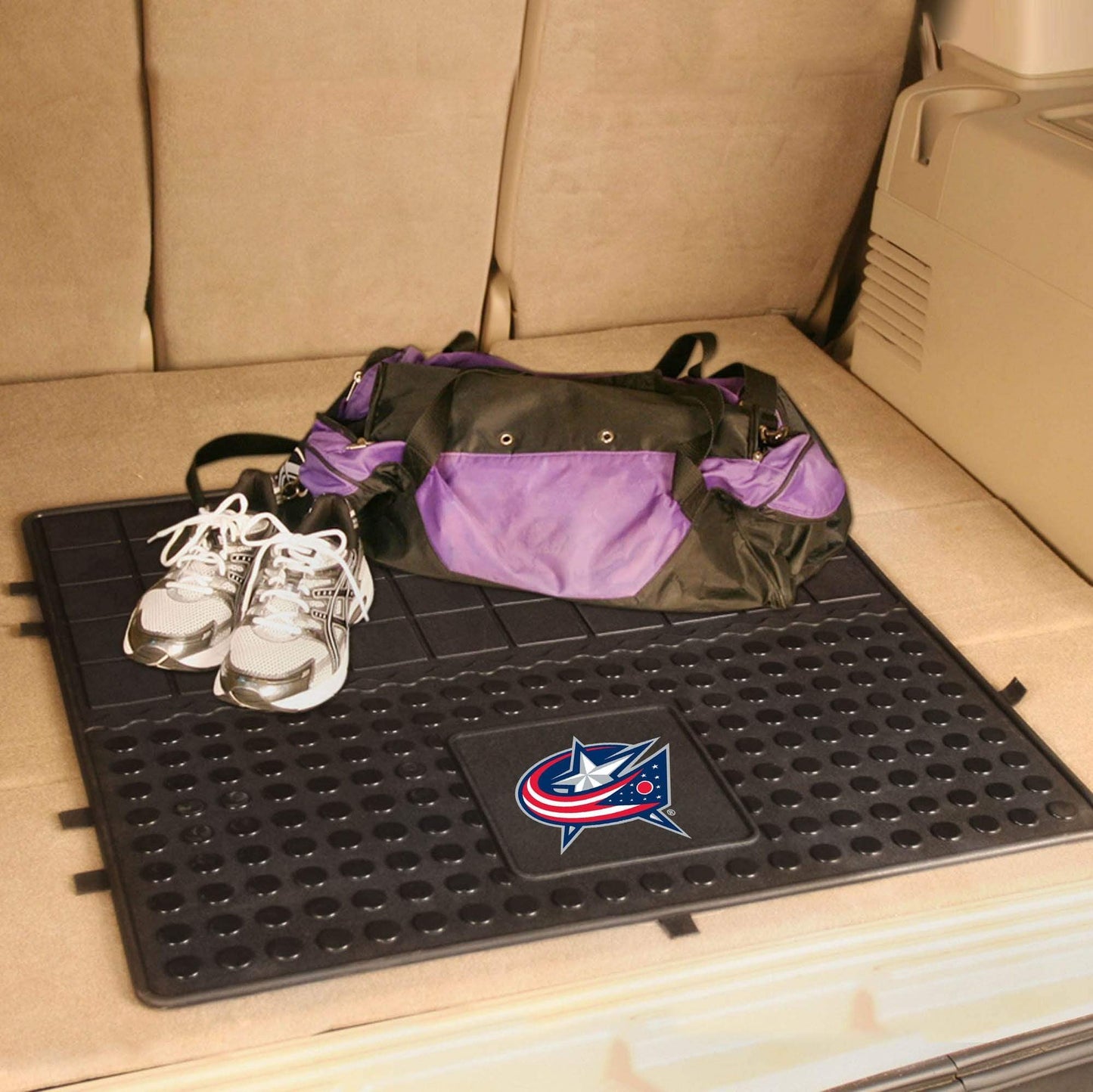 Columbus Blue Jackets Heavy Duty Cargo Mat 31"x31" - Columbus Blue Jackets - Flyclothing LLC