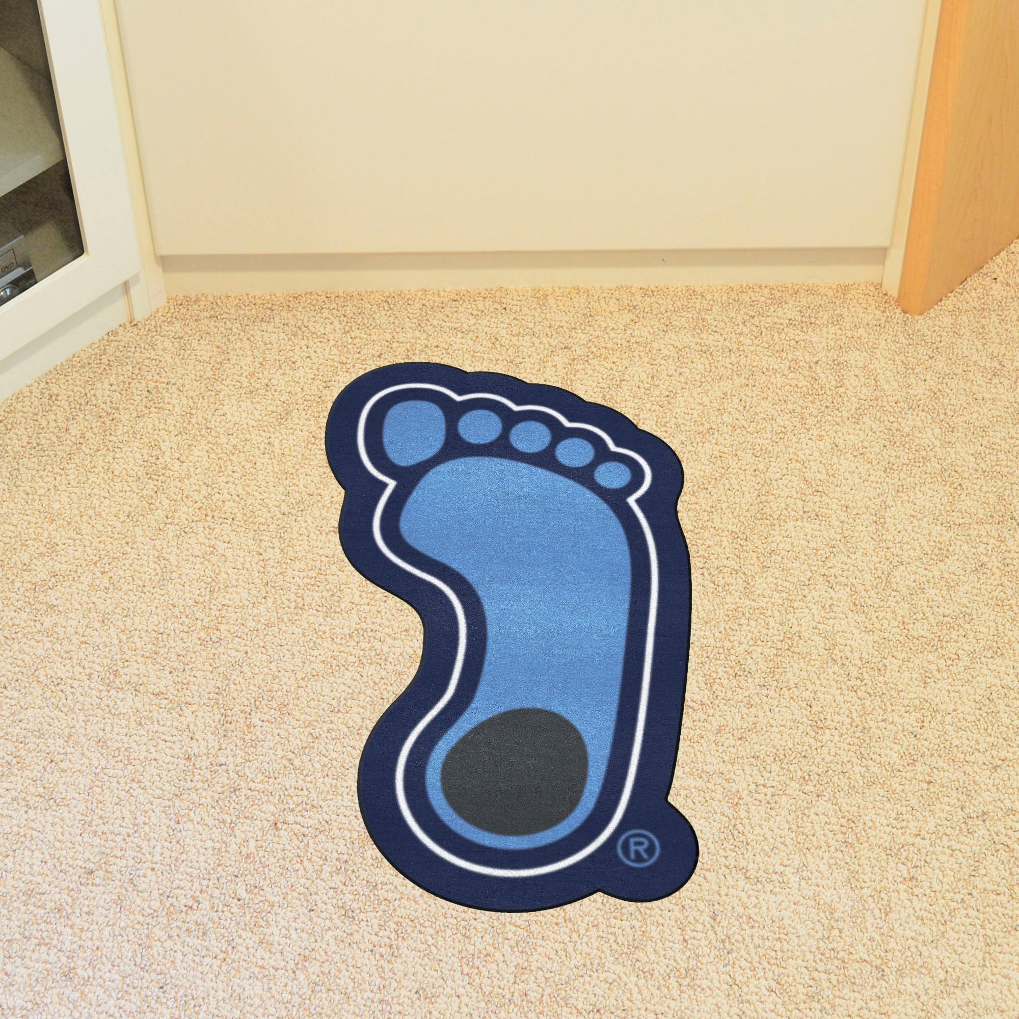 North Carolina Tar Heels Mascot Rug, Tar Heel Logo - North Carolina