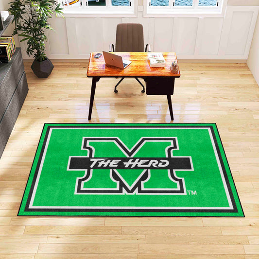 Marshall Thundering Herd 5ft. x 8 ft. Plush Area Rug - Marshall