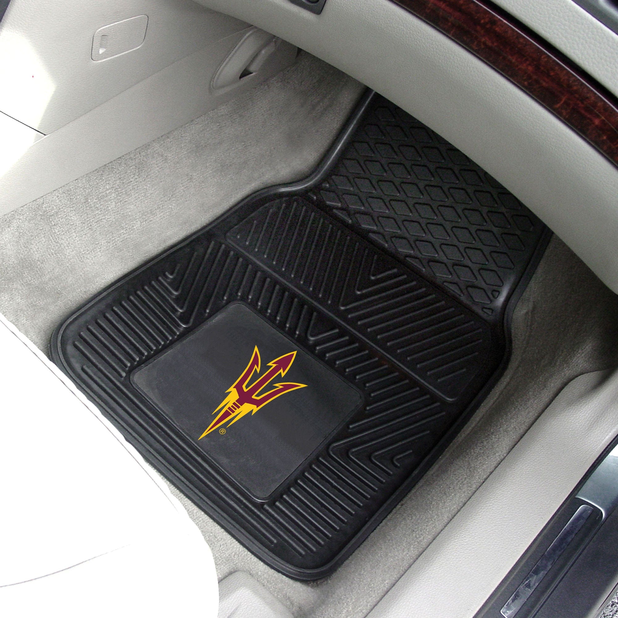 Arizona State Sun Devils Heavy Duty Car Mat Set - 2 Pieces - Arizona State