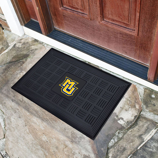Marquette Golden Eagles Heavy Duty Vinyl Medallion Door Mat - 19.5in. x 31in. - Marquette