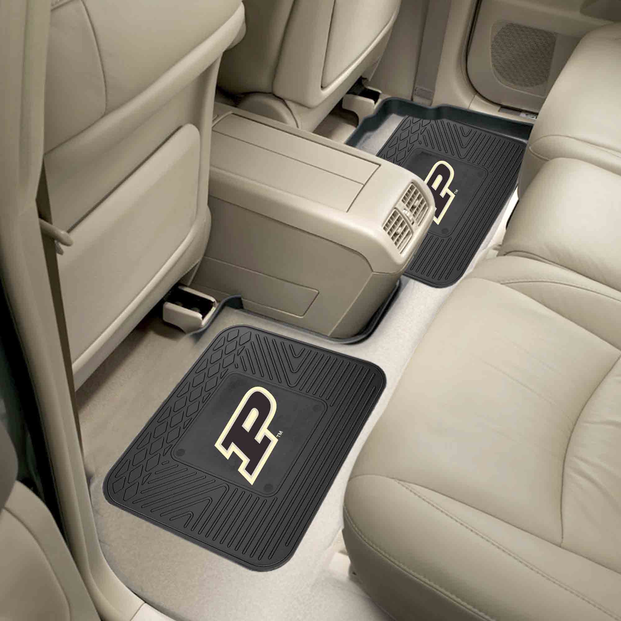 Purdue Boilermakers Back Seat Car Utility Mats - 2 Piece Set - Purdue
