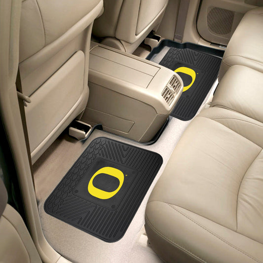 Oregon Ducks Back Seat Car Utility Mats - 2 Piece Set - Oregon