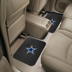 Dallas Cowboys Back Seat Car Utility Mats - 2 Piece Set - Dallas Cowboys