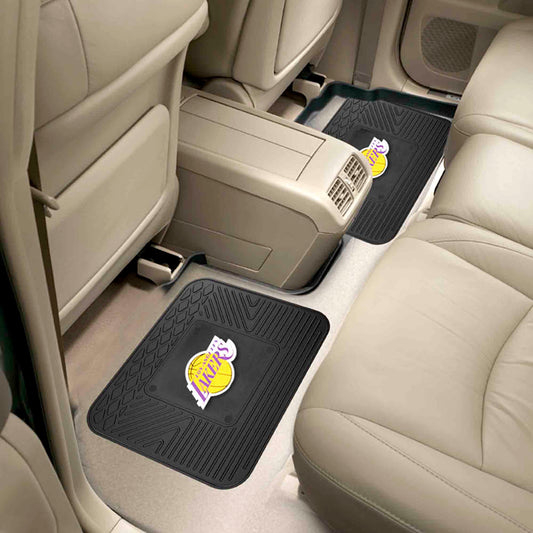 Los Angeles Lakers Back Seat Car Utility Mats - 2 Piece Set - Los Angeles Lakers