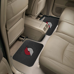 Portland Trail Blazers Back Seat Car Utility Mats - 2 Piece Set - Portland Trail Blazers
