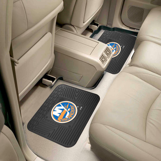 New York Islanders Back Seat Car Utility Mats - 2 Piece Set - New York Islanders